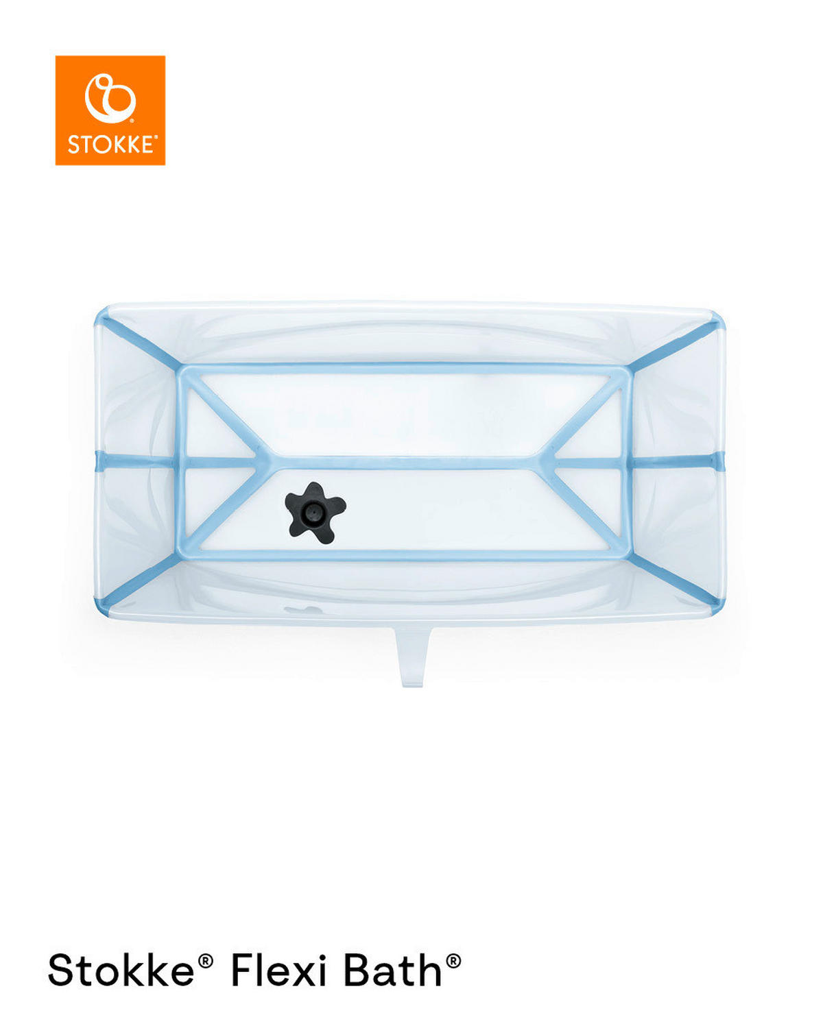 OTROŠKA KOPALNA KAD  FLEXI BATH XL  24/40/80 cm        - modra, Basics, umetna masa (24/40/80cm) - Stokke