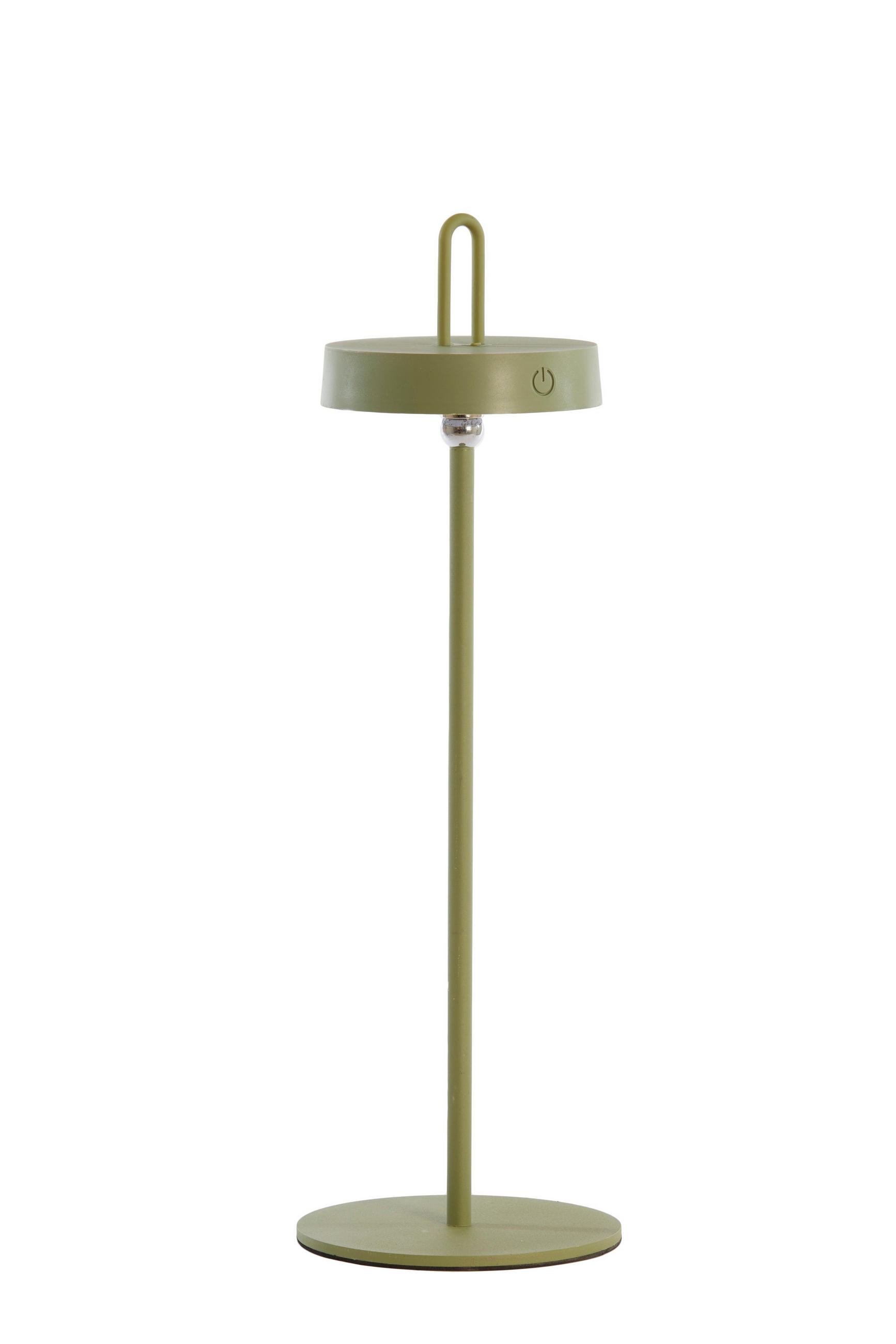 LED-TISCHLEUCHTE 13/47 cm   - Olivgrün, Trend, Kunststoff/Metall (13/47cm) - Light & Living