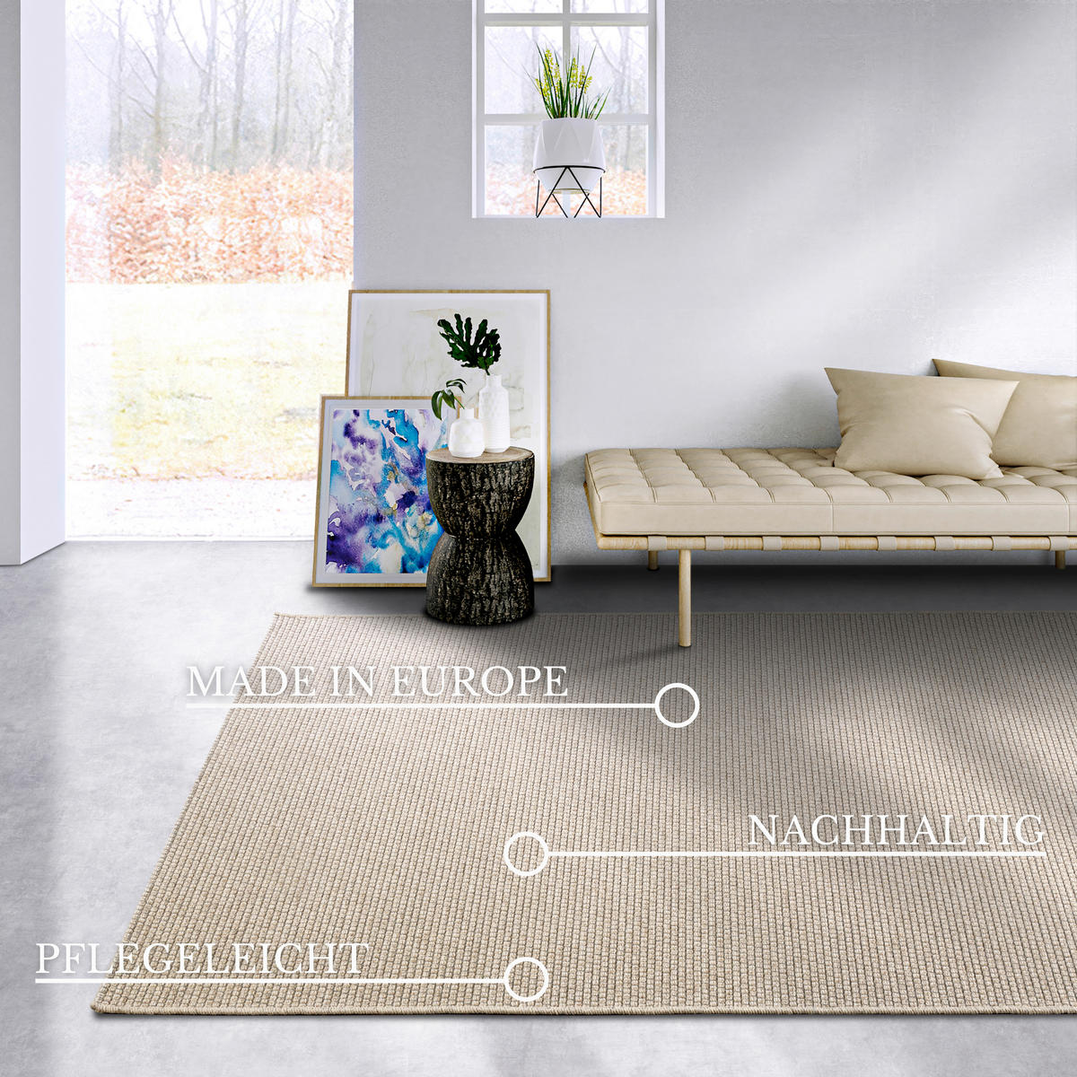 WEBTEPPICH 160/230 cm Kollektion 1843 Beige  - Beige, Basics, Kunststoff/Textil (160/230cm) - Villeroy & Boch
