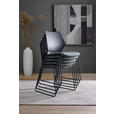 STUHL  in Eisen Webstoff Metall, Kunststoff, Textil matt  - Dunkelgrau/Schwarz, MODERN, Kunststoff/Textil (51,5/85.5/58.5cm) - Hom`in