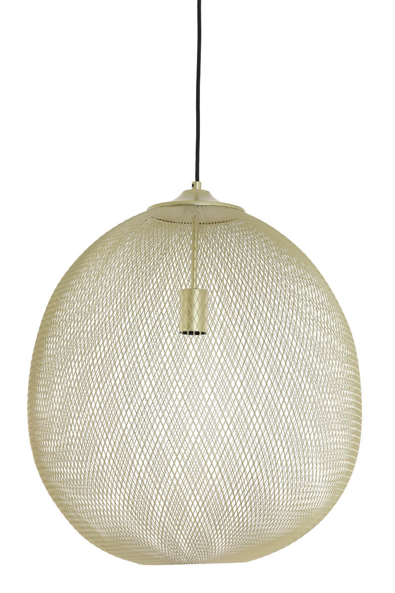 HÄNGELEUCHTE Moroc 50/58 cm   - Goldfarben, Design, Metall (50/58cm) - Light & Living