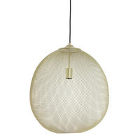 HÄNGELEUCHTE Moroc 50/58 cm   - Goldfarben, Design, Metall (50/58cm) - Light & Living