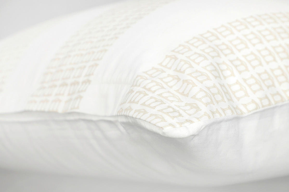 KISSENHÜLLEN-SET Marcel.Remus.Design - Alcudia weiß 40/80 cm  - Weiß, Design, Textil (40/80cm)