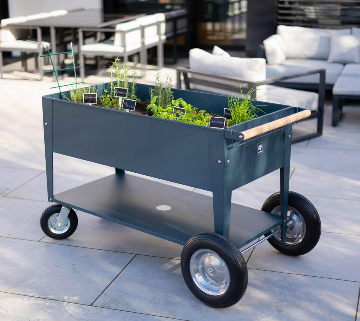 HOCHBEET  - Anthrazit, Basics, Metall (60/80/120cm) - Ambia Garden