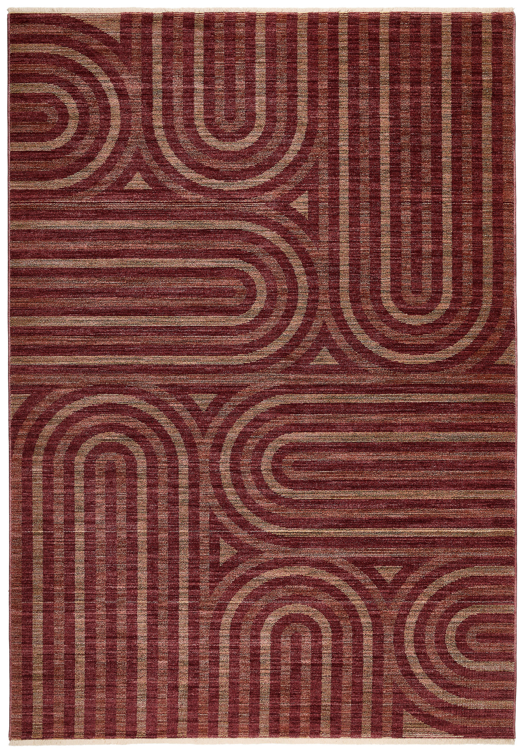 WEBTEPPICH 80/160 cm Bordeaux  - Bordeaux, Design, Textil (80/160cm) - Novel