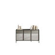 SIDEBOARD 156/86/40 cm  - Anthrazit/Grau, MODERN, Holzwerkstoff/Metall (156/86/40cm) - Carryhome