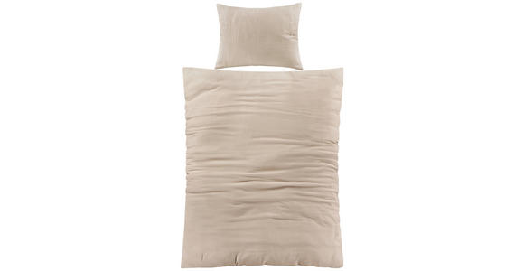 BETTWÄSCHE Renforcé, Musselin 140/220 cm  - Beige, Basics, Textil (140/220cm) - Novel