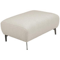 PALL i trä, textil vit  - vit/svart, Design, metall/trä (88/44/65cm) - Pure Home Comfort