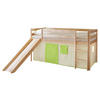 SPIELBETT Kiefer massiv 90/200 cm Grün, Kieferfarben, Beige  - Beige/Kieferfarben, Natur, Holz (90/200cm) - MID.YOU