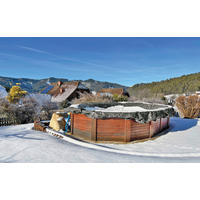 POOLABDECKPLANE 550/360 cm  - Grün, Basics, Kunststoff (550/360cm)