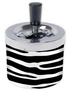 DREHASCHER - Schwarz/Weiß, Basics, Metall (9,5/13cm) - Ambia Home