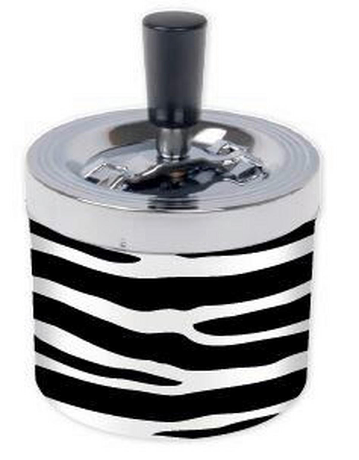 DREHASCHER - Schwarz/Weiß, Basics, Metall (9,5/13cm) - Ambia Home