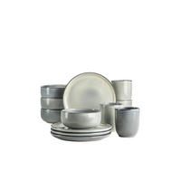 FRÜHSTÜCKSSERVICE 12-teilig  - Grün, Basics, Keramik - Mäser