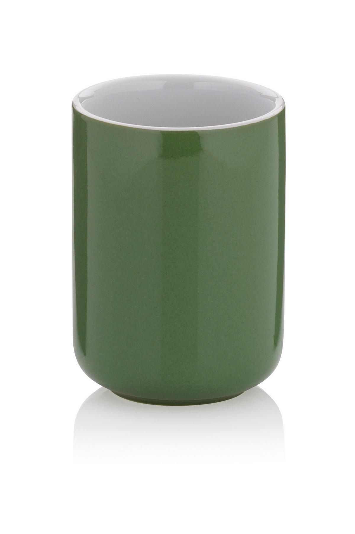 ZAHNPUTZBECHER Keramik  - Grün, Basics, Keramik (7,5/10cm) - Kela