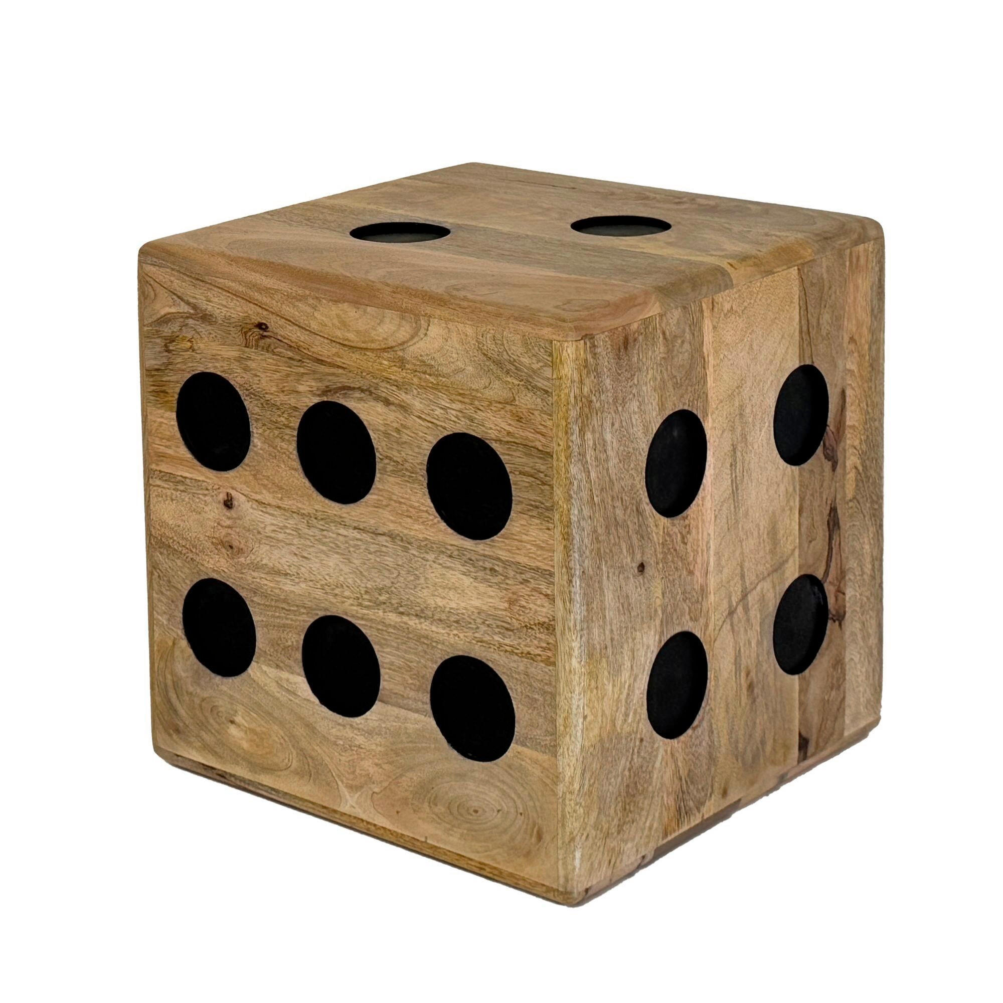 Livetastic Hocker Braun 41x41x41 cm