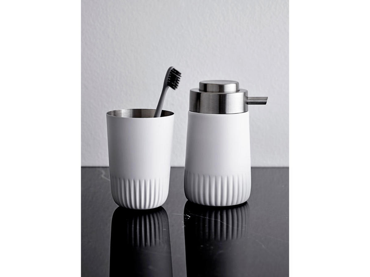 ZAHNBÜRSTENHALTER Metall  - Weiß, Trend, Metall (8/11cm)