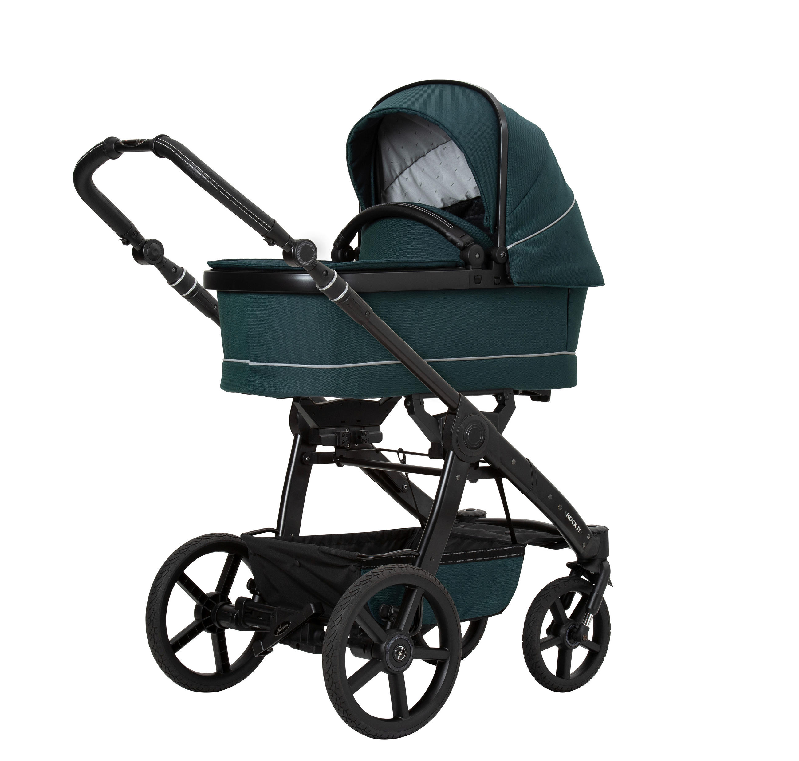 KINDERWAGENSET Outdoor Activity  - Dunkelgrün, Basics, Textil (58,5/115/102cm) - Hartan