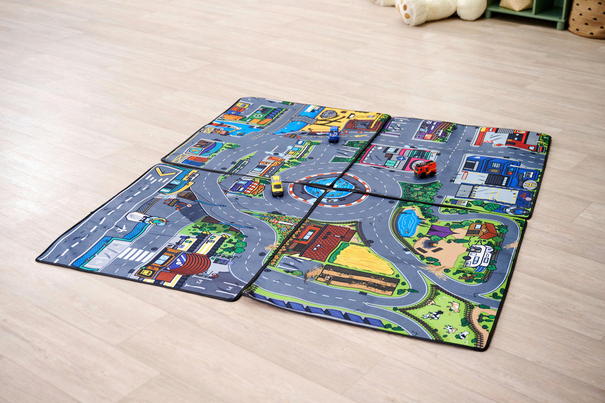 SPIELMATTE 70/80 cm  - Multicolor, Basics, Kunststoff (70/80cm) - Simba