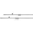 RUNDSTANGE 120 cm  - Edelstahlfarben, Basics, Metall (120cm) - Homeware