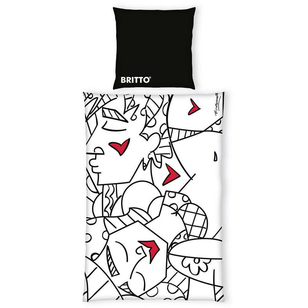 BRITTO OBOJSTRANNÁ POSTEĽNÁ BIELIZEŇ, renforcé, viacfarebná, 135/200 cm