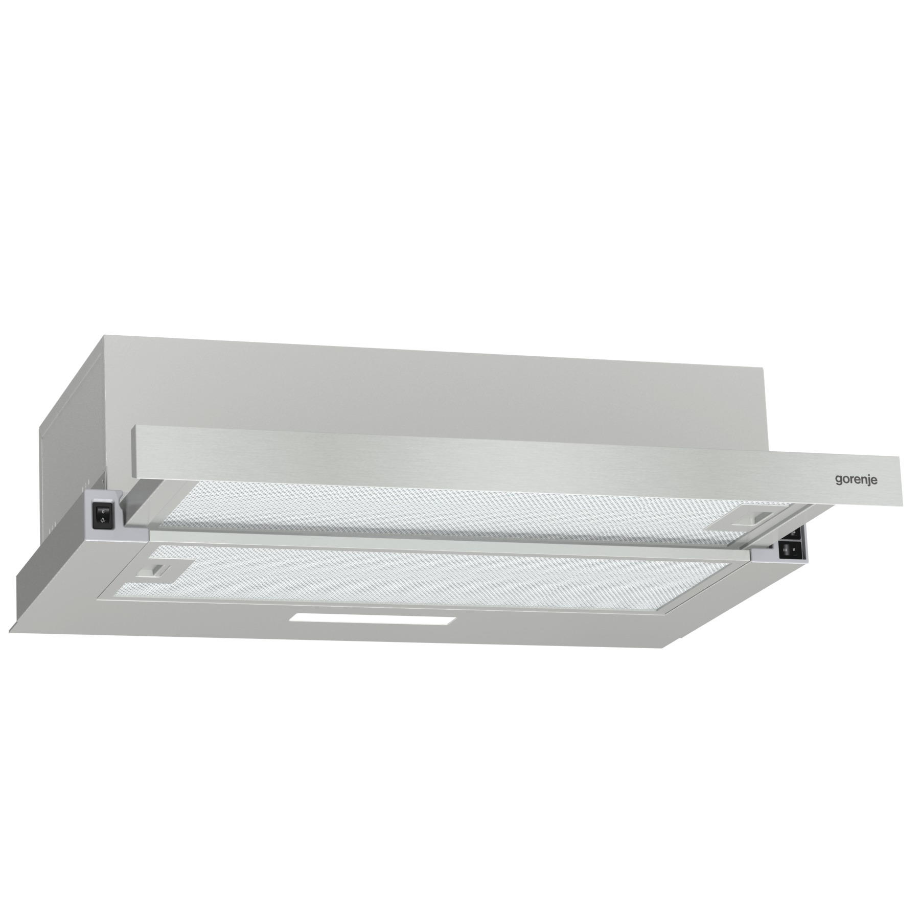 DUNSTABZUGSHAUBE  - Edelstahlfarben, Basics, Metall (60/17/30,6cm) - Gorenje