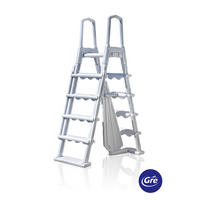 POOLLEITER 2024  - Weiß, KONVENTIONELL, Kunststoff (65/196/109cm) - Gre