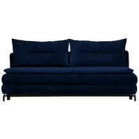 KANAPÉÁGY sötétkék  - sötétkék/fekete, Modern, textil/fém (208/73/92/102cm) - Novel