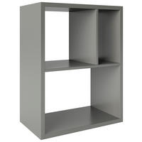 REGAL Grau  - Grau, Basics, Holzwerkstoff (75/58/34cm) - MID.YOU
