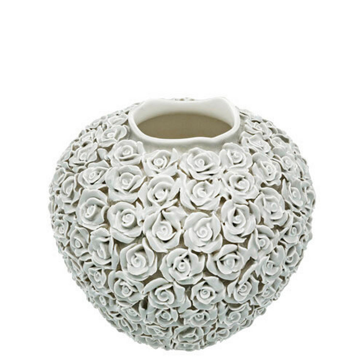 VÁZA 27 cm  - szürke, Basics, kerámia (30/27cm) - Ambia Home