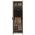 GARDEROBENSCHRANK 59/199/40 cm  - Kaschmir/Eichefarben, Design, Holzwerkstoff/Kunststoff (59/199/40cm) - Voleo