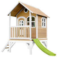 SPIELHAUS 287/231/191 cm  - Rot/Braun, KONVENTIONELL, Holz (287/231/191cm) - Ambia Garden