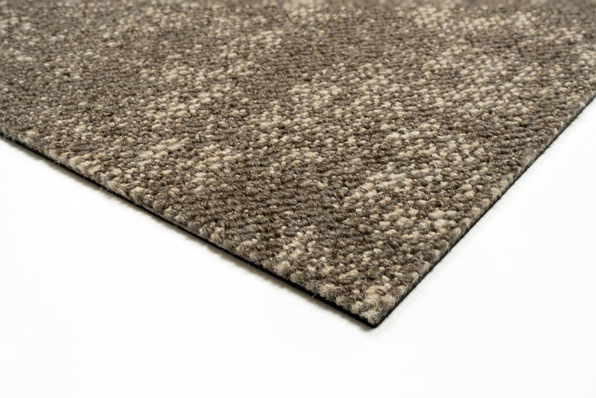 TEPPICHFLIESE 50/50 cm  in Hellgelb, Cappuccino  - Hellgelb/Cappuccino, Basics, Textil (50/50cm)
