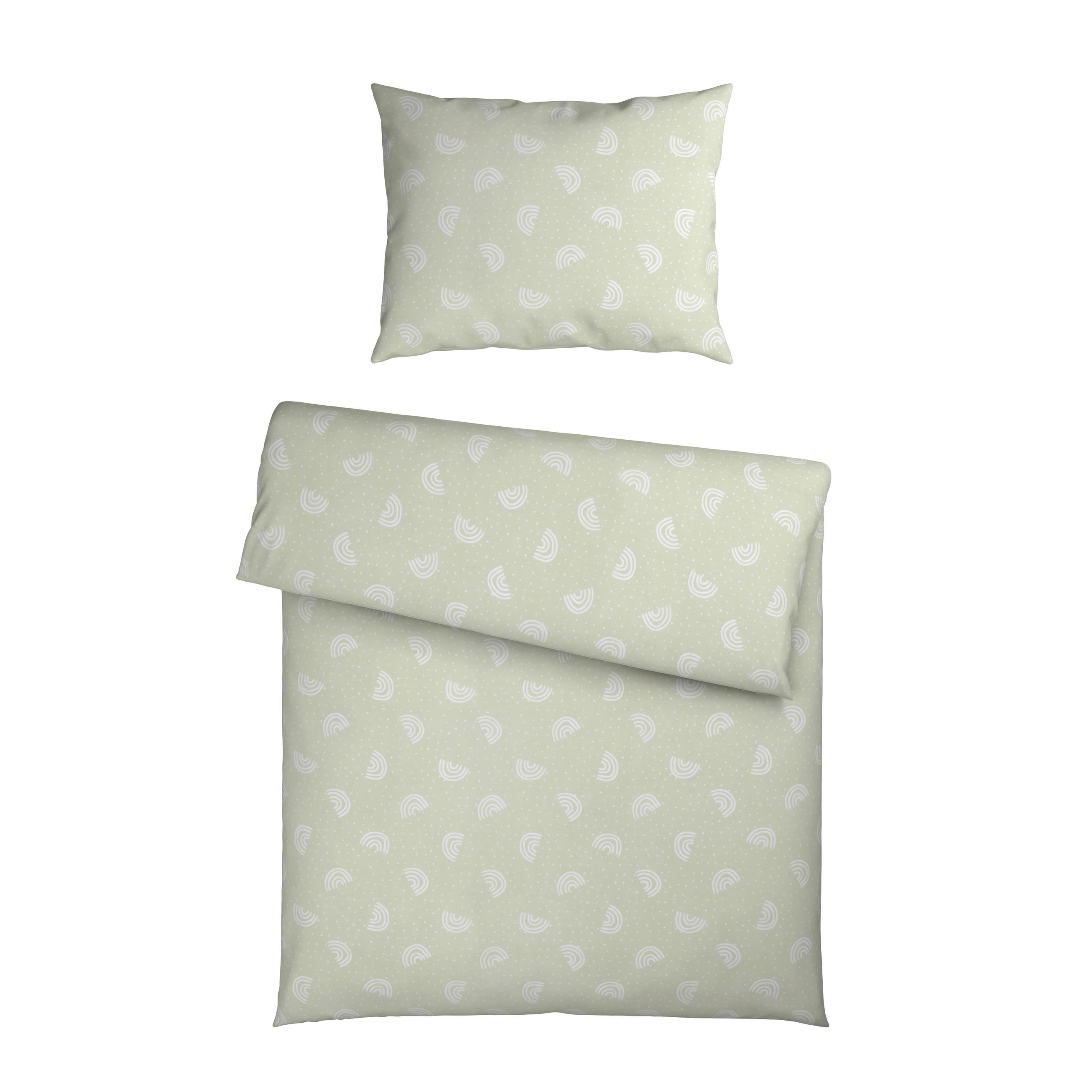 BABYBETTWÄSCHE Webstoff 100/135 cm  - Grün, Basics, Textil (100/135cm) - My Baby Lou