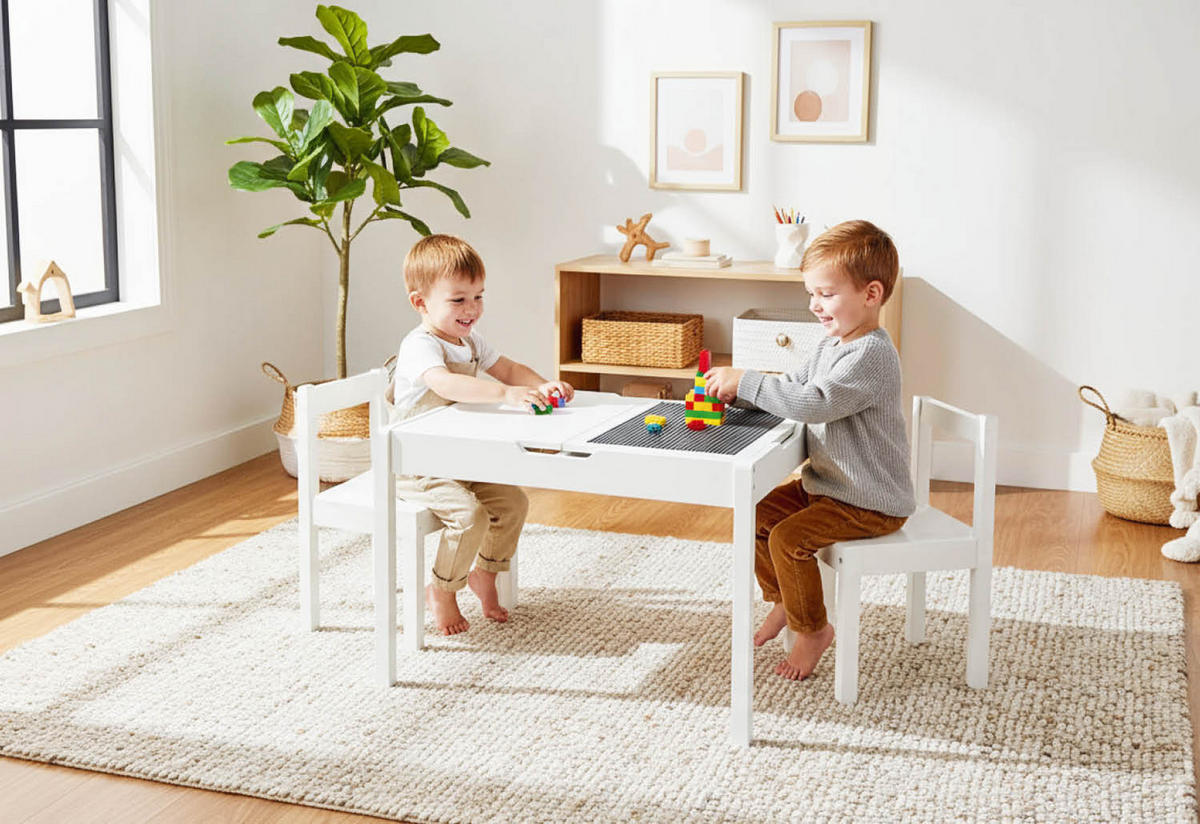 KINDERSITZGRUPPE LINNEA Weiß  - Weiß, Basics, Holz (65/47/50cm) - Pinolino