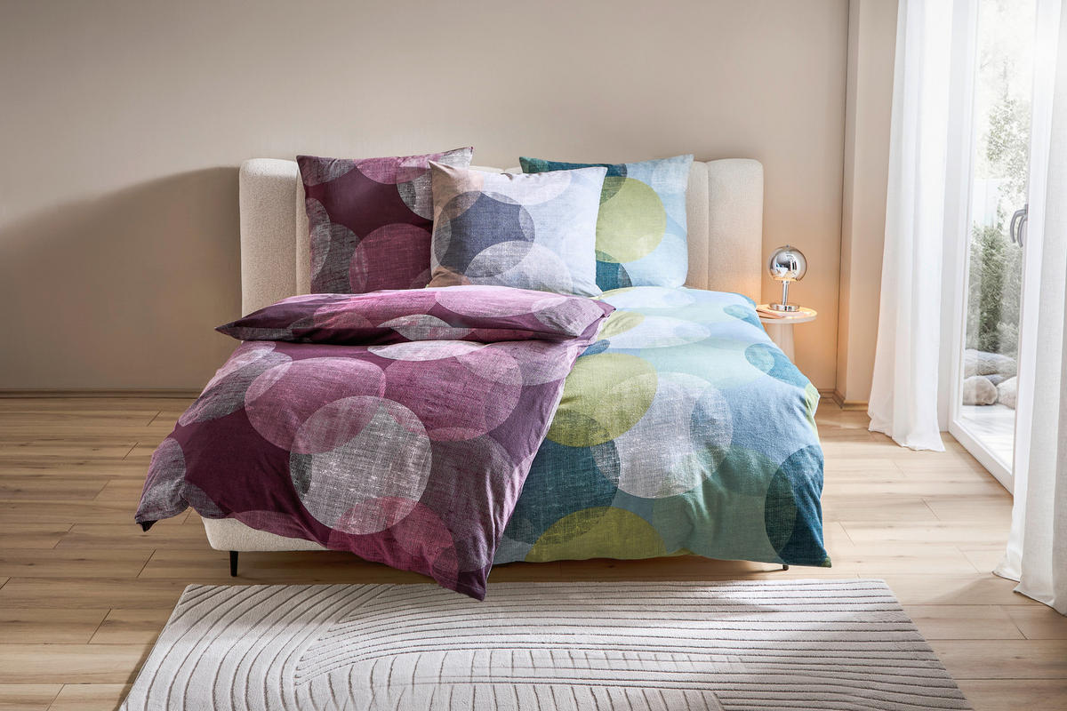 BETTWÄSCHE Flanell 200/200 cm  - Mauve, Textil (200/200cm) - Esposa