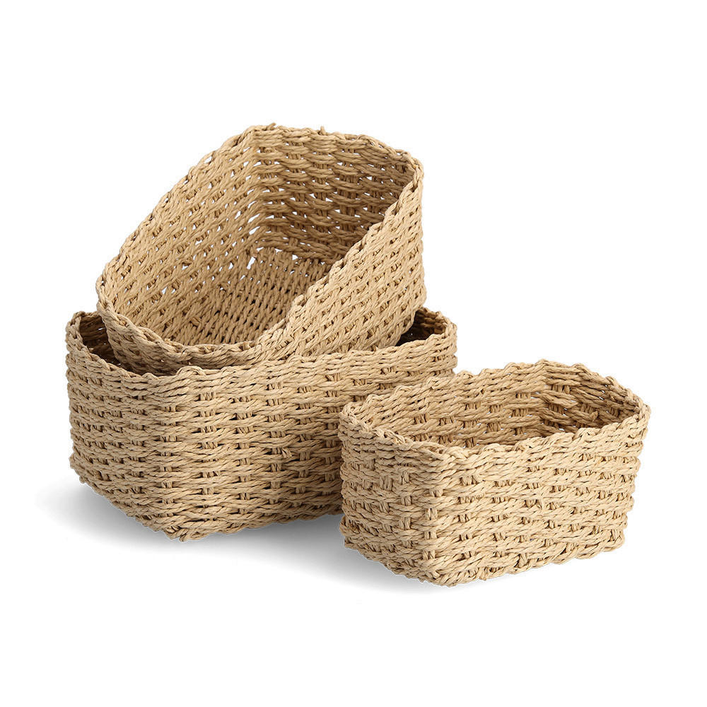 KORBSET - Naturfarben, Basics, Papier (24/18/13cm)