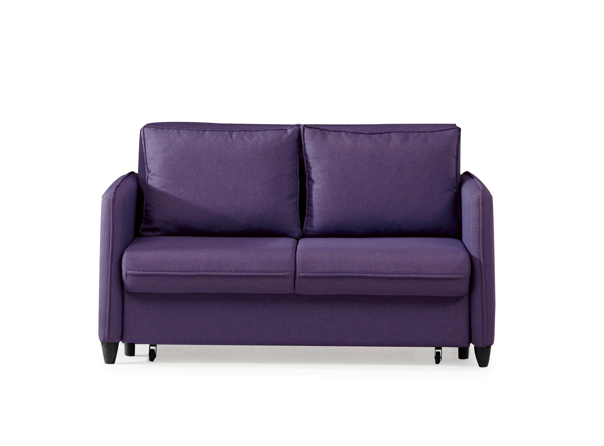 SCHLAFSOFA Webstoff Beere  - Beere/Schwarz, Design, Kunststoff/Textil (164/90/112cm) - Livetastic