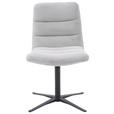 STUHL - Hellgrau/Schwarz, Design, Textil/Metall (52/88/66cm) - Dieter Knoll