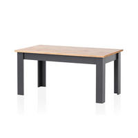 ESSTISCH rechteckig Anthrazit  - Anthrazit, Design, Holzwerkstoff (160/90/76cm) - MID.YOU