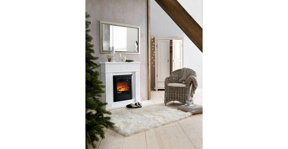 GARDEROBENSCHRANK in 110/192/58 cm - Schwarz/Weiß, LIFESTYLE, Holz/Metall (110/192/58cm) - Landscape