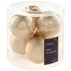 CHRISTBAUMKUGEL-SET 8 cm 6-teilig  - Perlmutt, KONVENTIONELL, Glas (8cm)