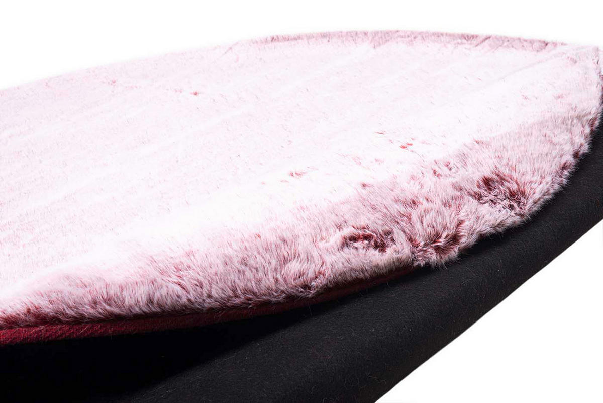 TEPPICH 90/90 cm Dunkelrot  - Dunkelrot, Basics, Textil (90/90cm) - Tom Tailor