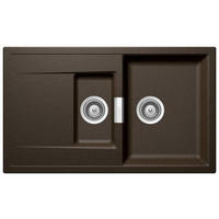 SPÜLE MONO D-150-U / MOND150UBRO  - Bronzefarben, Basics, Stein (86/51cm) - Schock