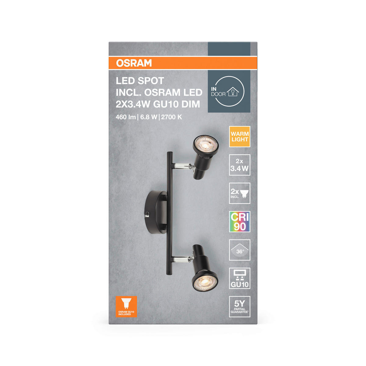 LED-STRAHLER 25,6/9/15,5 cm   - Basics (25,6/9/15,5cm) - Osram