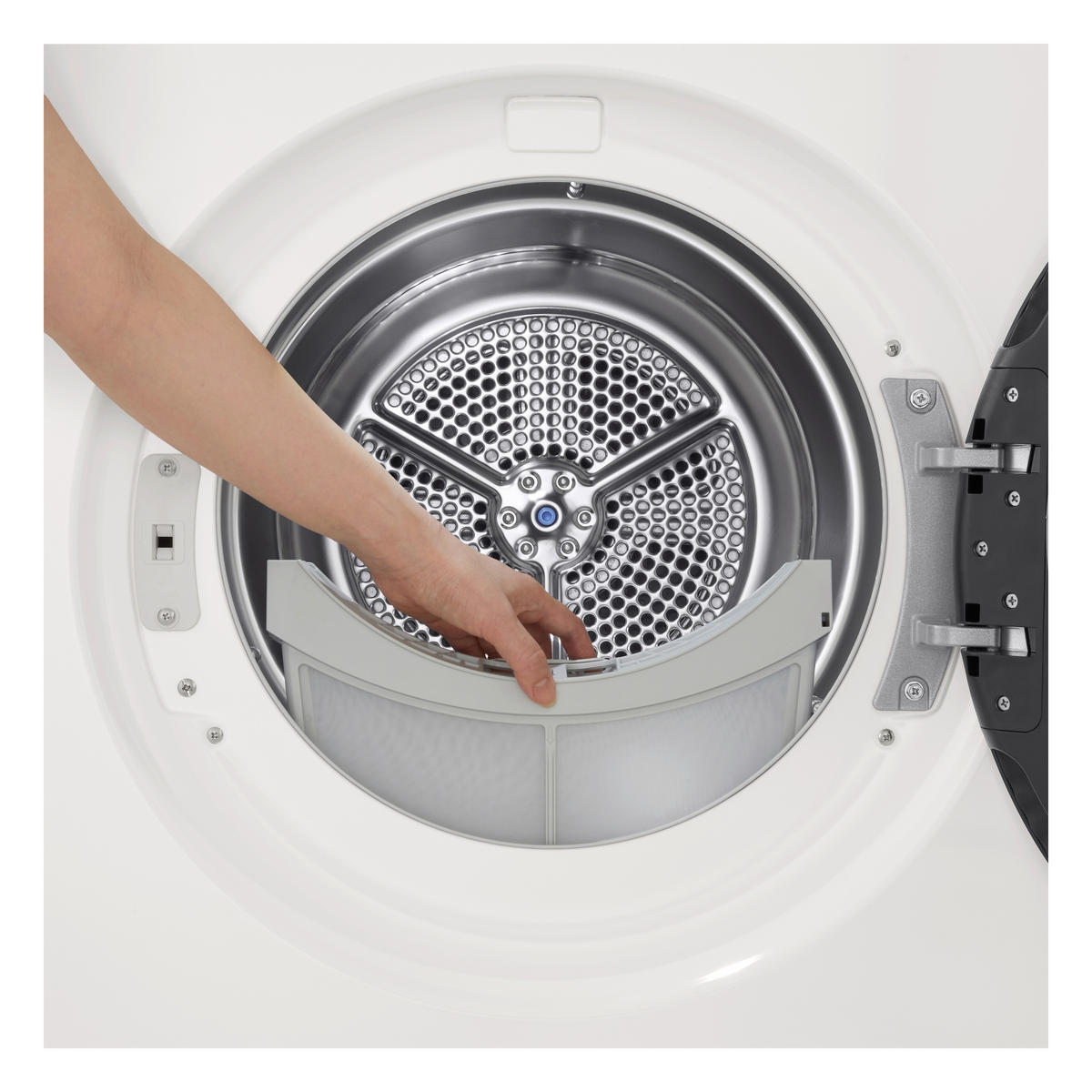 WÄRMEPUMPENTROCKNER RT90X7  - Weiß, Basics, Metall (60/85/66cm) - LG