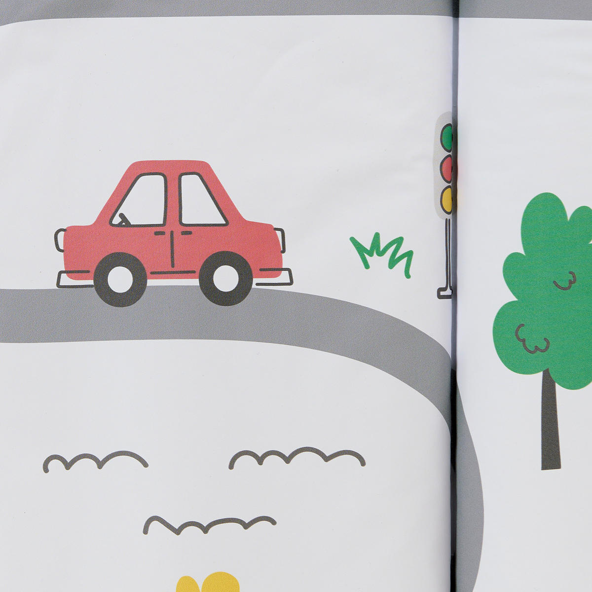 WICKELAUFLAGE On the Road 50/70 cm  - Multicolor, Basics, Kunststoff (50/70cm) - Patinio