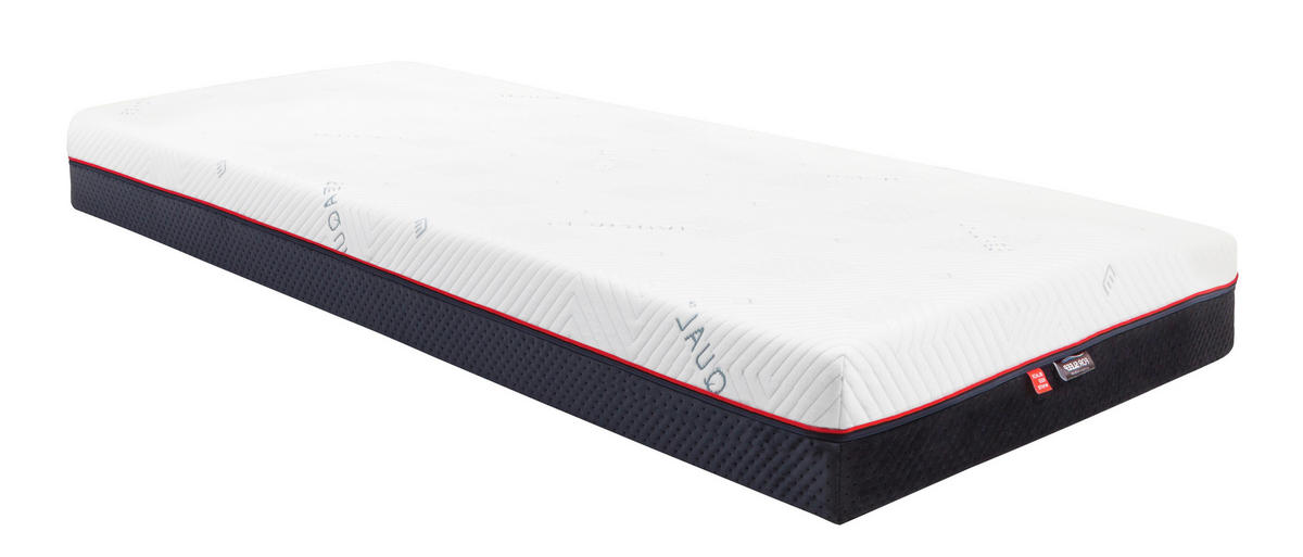 KOMFORTSCHAUMMATRATZE 160/200 cm Höhe ca. 19 cm  - Weiß, Basics, Textil (160/200cm) - Boxxx