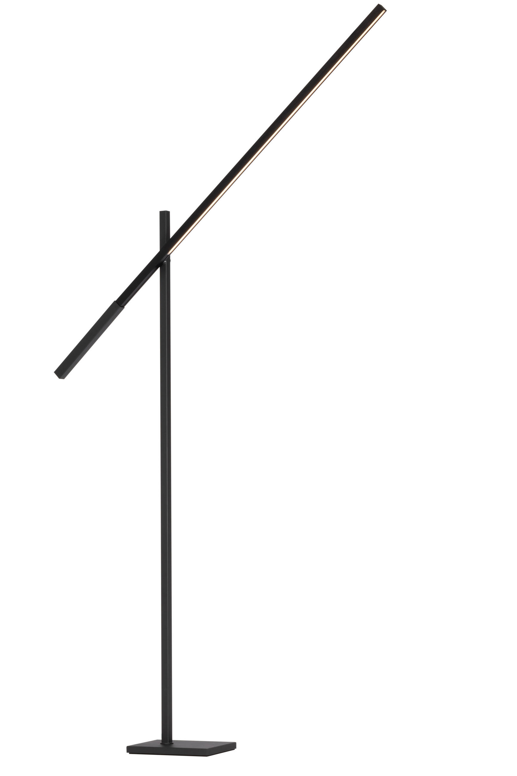 LED ÁLLÓLÁMPA - fekete, Design, fém (27-150/19/162-248cm) - Dieter Knoll