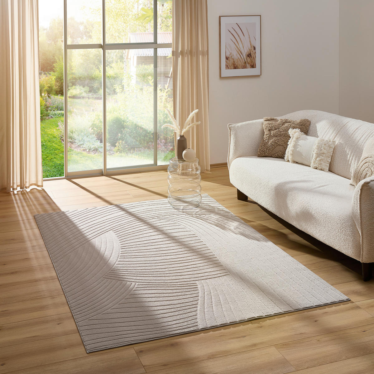 HOCHFLORTEPPICH 80/150 cm Grau  - Grau, Design, Textil (80/150cm) - Novel