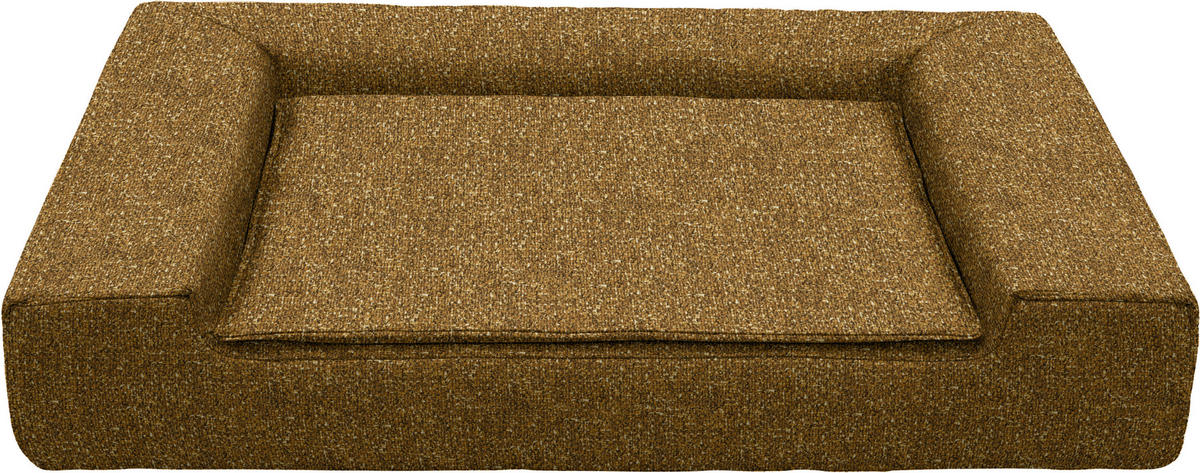 HUNDEBETT - Senfgelb, KONVENTIONELL, Textil (80/15/60cm) - Sedda